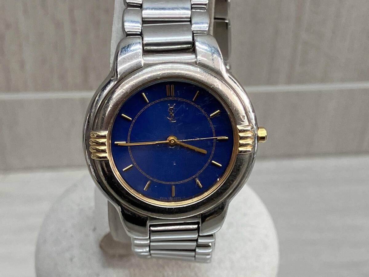 Orologio analogico al quarzo Yves Saint Laurent YSL 6031 G11246 cassa blu misura 3 cm