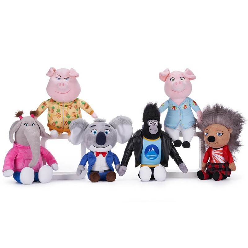 Peluche SING 2 de 12 pulgadas es ideal para colecciones de fans o como compañero de juegos para niño