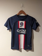 Nike PSG Paris Saint-Germain Messi 30 Soccer Jersey Blue Size 24 Home Kit Youth
