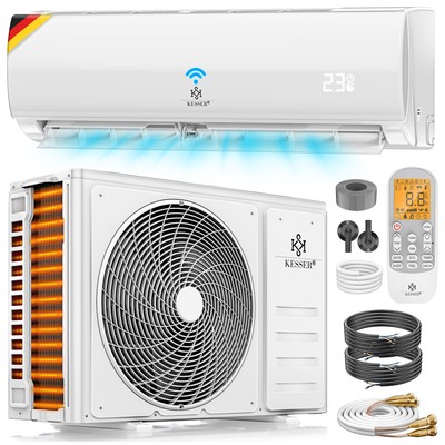 KESSER  Split Klimaanlage Klimagerät 12000BTU Quick Inverter Klima Kühlen Heizen