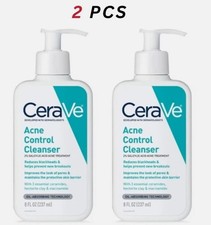 2x Cerave Acne Control Cleasner 2% Salicyclic Acid Teatment 237ml