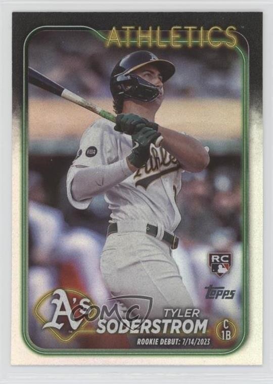 2024 Topps Update Rookie Debut Rainbow Foil Tyler Soderstrom #US116 1lc