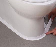 2 Roll White Caulk Tape Waterproof Self Adhesive Seal Strip Bathroom Kitchen