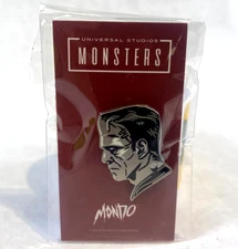 Frankenstein Head Universal Monsters Enamel Pin Mondo Tom Whalen