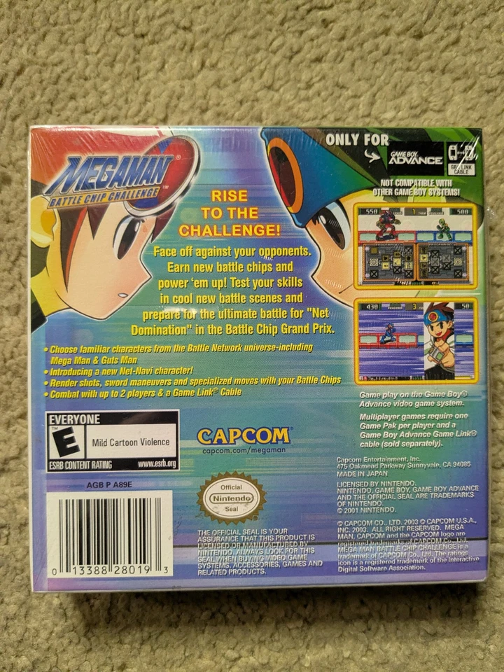 Mega Man Battle Chip Challenge Nintendo Game Boy Advance NEW SEALED Near Mint - Image 2 of 4
