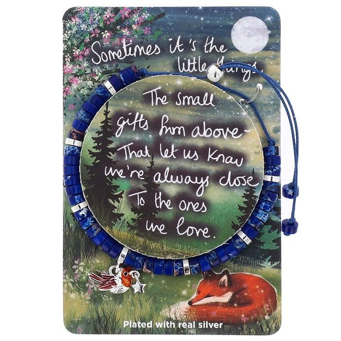 Fox Under The Moon Silver Plated Friendship Bracelet Little Things