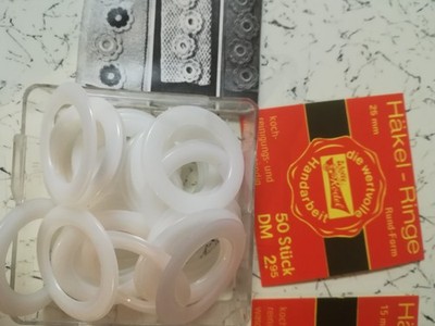Häckel-Ringe  25 mm und 15 mm