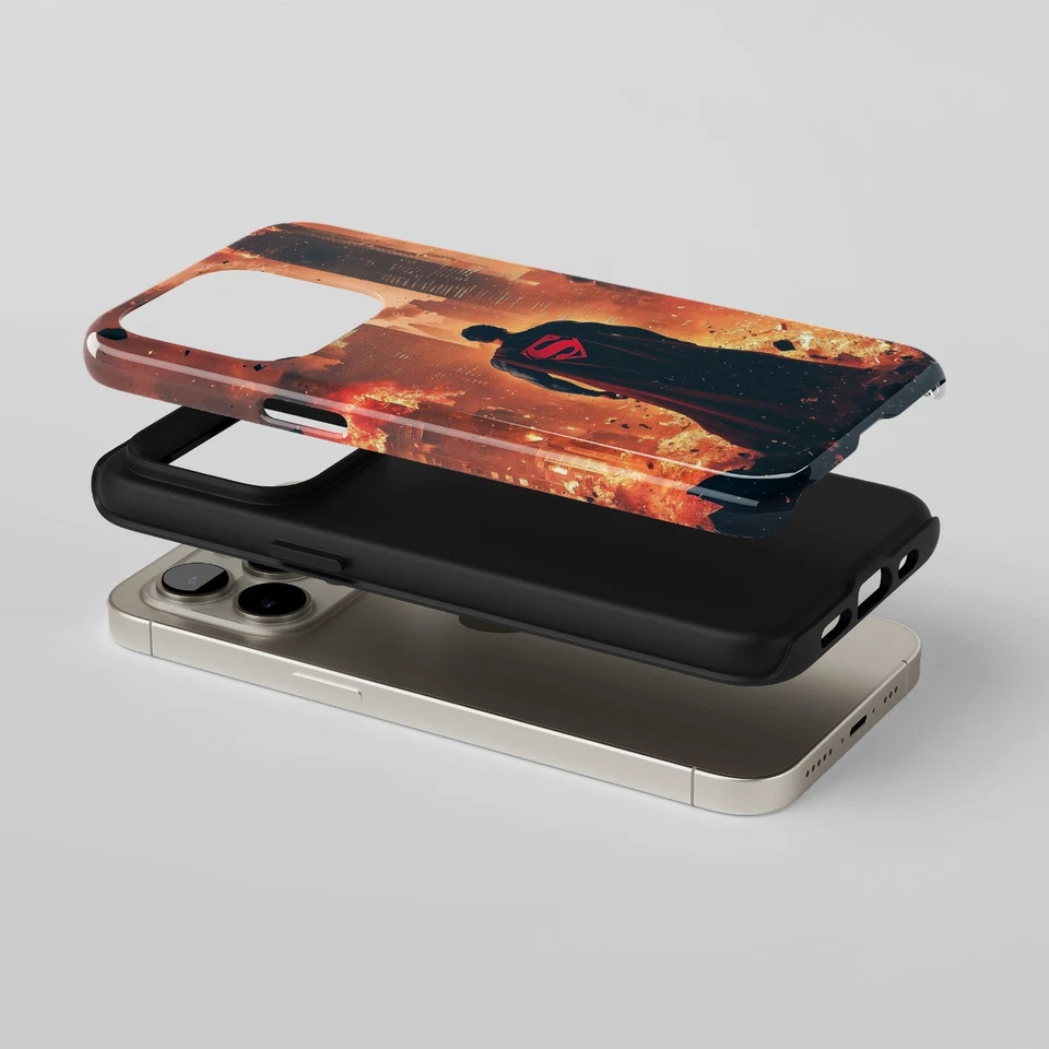 Capa resistente Superman Super Hero iPhone MagSafe para Apple iPhone série 14-16 - Imagem 3 de 4