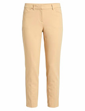 womens Express dress pants beige skinny mid rise stretch tall 6 NWT