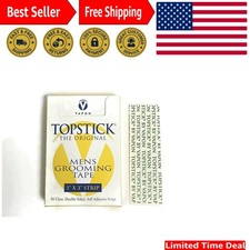 50 Double-Sided Hairpiece Adhesive Strips - Hypoallergenic  Waterproof