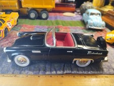 50's Fifties Black Thunderbird Convertible Type 1956 Friction Car Original Box 