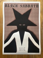 Black Sabbath Poster 2013 Tour, Signed Numbered, Ozzy, Heavy Metal, Rare