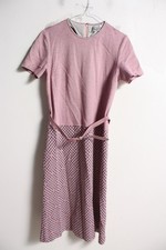 Vintage Ladies Pride Womens Knit Dress - Pink - Size 14 (M6)