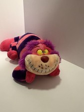Cheshire Cat Plush Alice in Wonderland Pink/Purple Striped Disney Store Vintage