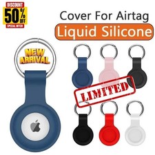Airtag Pu Leather Holder, Air Tag Keychain Case for Apple Tag, Airtags GPS...