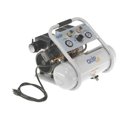 Quipall 2-1-SIL 1 HP 1.6 Gallon Oil-Free Hotdog Air Compressor New
