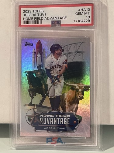 2023 Topps Series 1 - Home Field Advantage Jose Altuve #HA-10 PSA 10