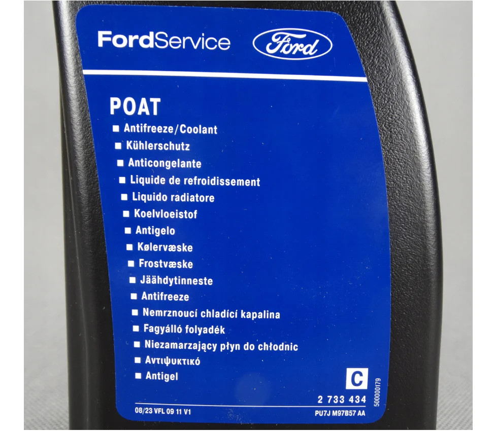 Genuine Ford Premium Anti-Freeze Coolant 1Ltr. New. 1931957