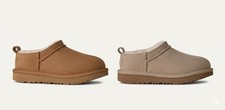 UGG Kids Classic Micro Mini Boots Shoes Chestnut Sand 1174410K
