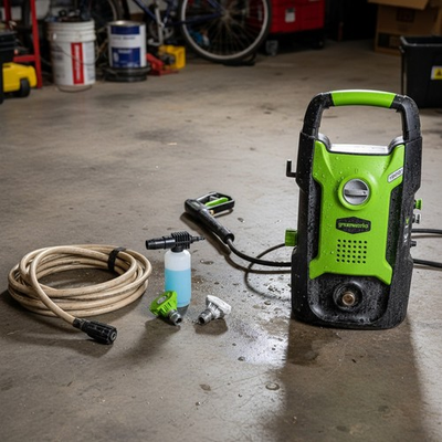#ad Compact Electric Pressure Washer 1600 PSI 1.2 GPM Lightweight amp; Efficient $179.99