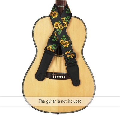 IRIN Gitarrengurt Verstellbar Aus Polyestergewebe Mit Enden Aus PU-Leder
