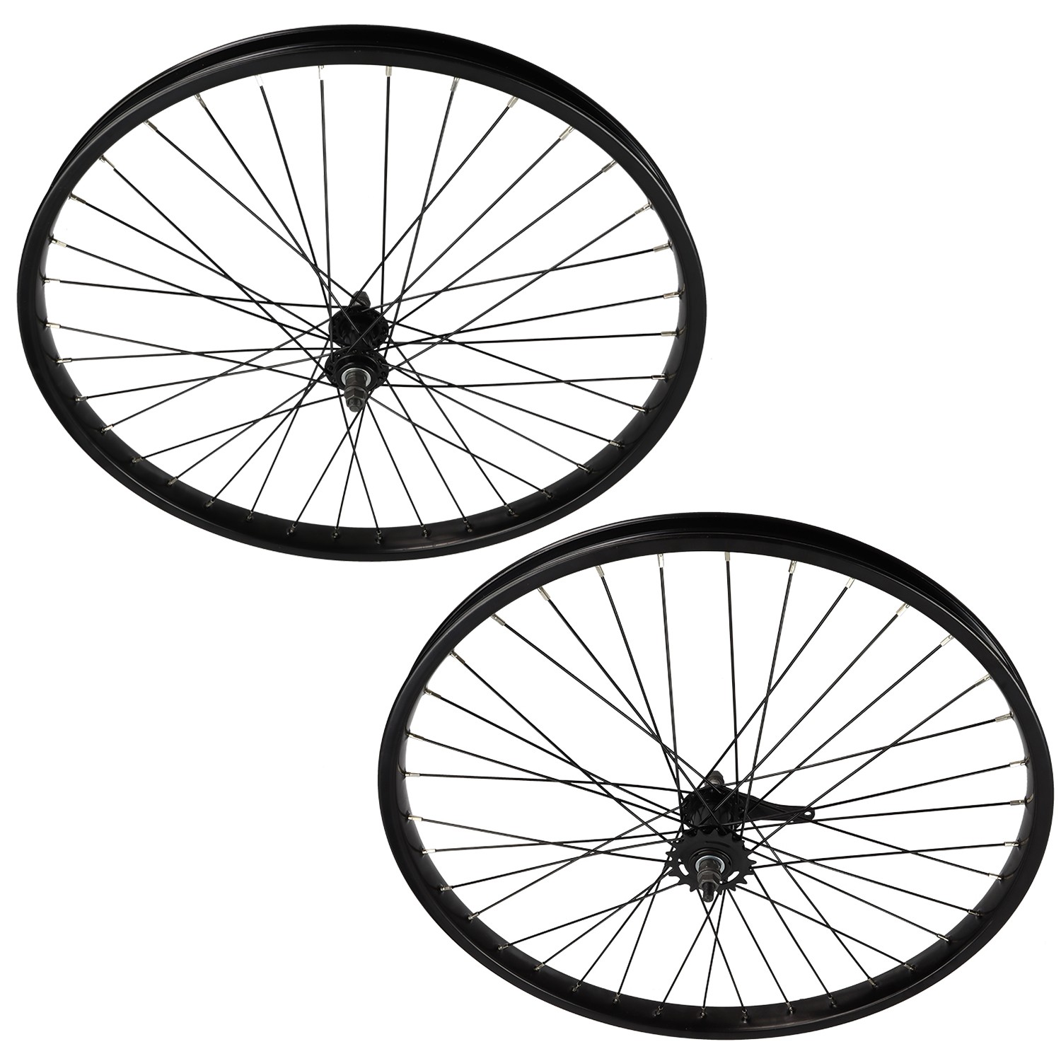 12g Front Or Coaster Black 36 Spoke Rims