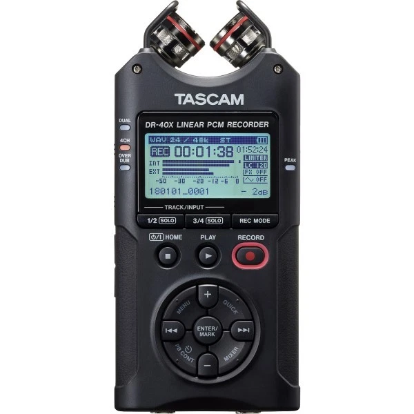 Tascam DR-40X Mobiler Audio Recorder | Neu - Bild 2 von 4
