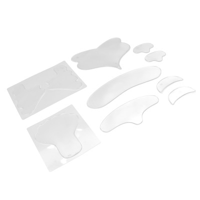 10pcs Brust Wrinkle Pads Multifunktionale Silikon Gesicht Augen Hals Wrinkle FAT