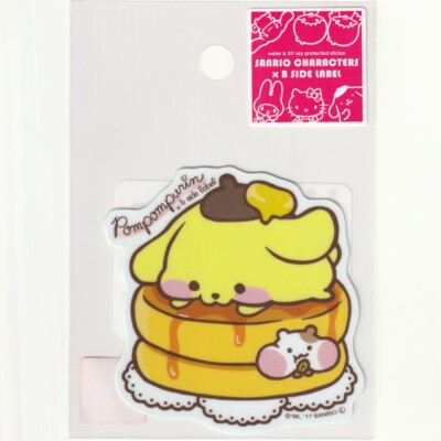 SANRIO x B-Side Label Sticker Pom Pom Purin Japanese Anime