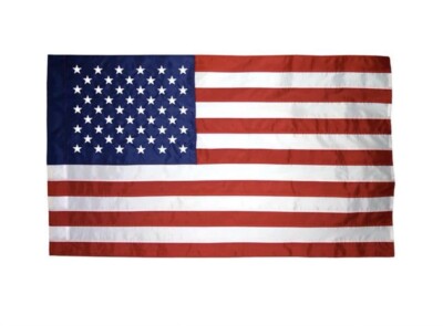 Annin Flagmakers 378840 Poly/Cotton American Flag - 2.5x4ft with Box. New