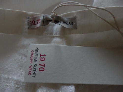 NINETEEN SEVENTY 19.70 - ECRU PANTS - 100% RAMIE - SIZE 36/38 - NEW - Picture 8 of 9