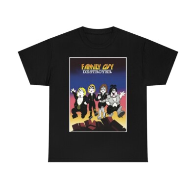 Family Guy KISS Destroyer Unisex Heavy Cotton Tee