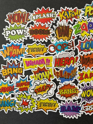 50pcs Funny Cartoon Onomatopoeia Words Themed Waterproof Stickers Pack Vinyl Dec | eBay 50pcs Funny Cartoon Onomatopoeia Words Themed Waterproof Stickers Pack Vinyl Dec | eBay