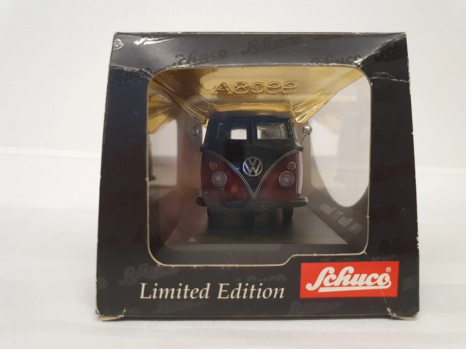 Schuco 02712 VW Bus T1 Samba 1:43 Edición Limitada, Nuevo y EMBALAJE ORIGINAL, #V-475-8 Foto 4 de 4