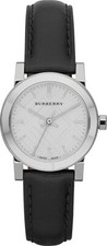 Brand New Burberry The City BU9206 Black Leather Strap 26 mm Women's Watch