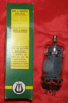 Tube électronique à Vide Mazda Belvu PL511 (PL 511) NOS | Lampe Originale Vintage | Occasion Fonctionnelle