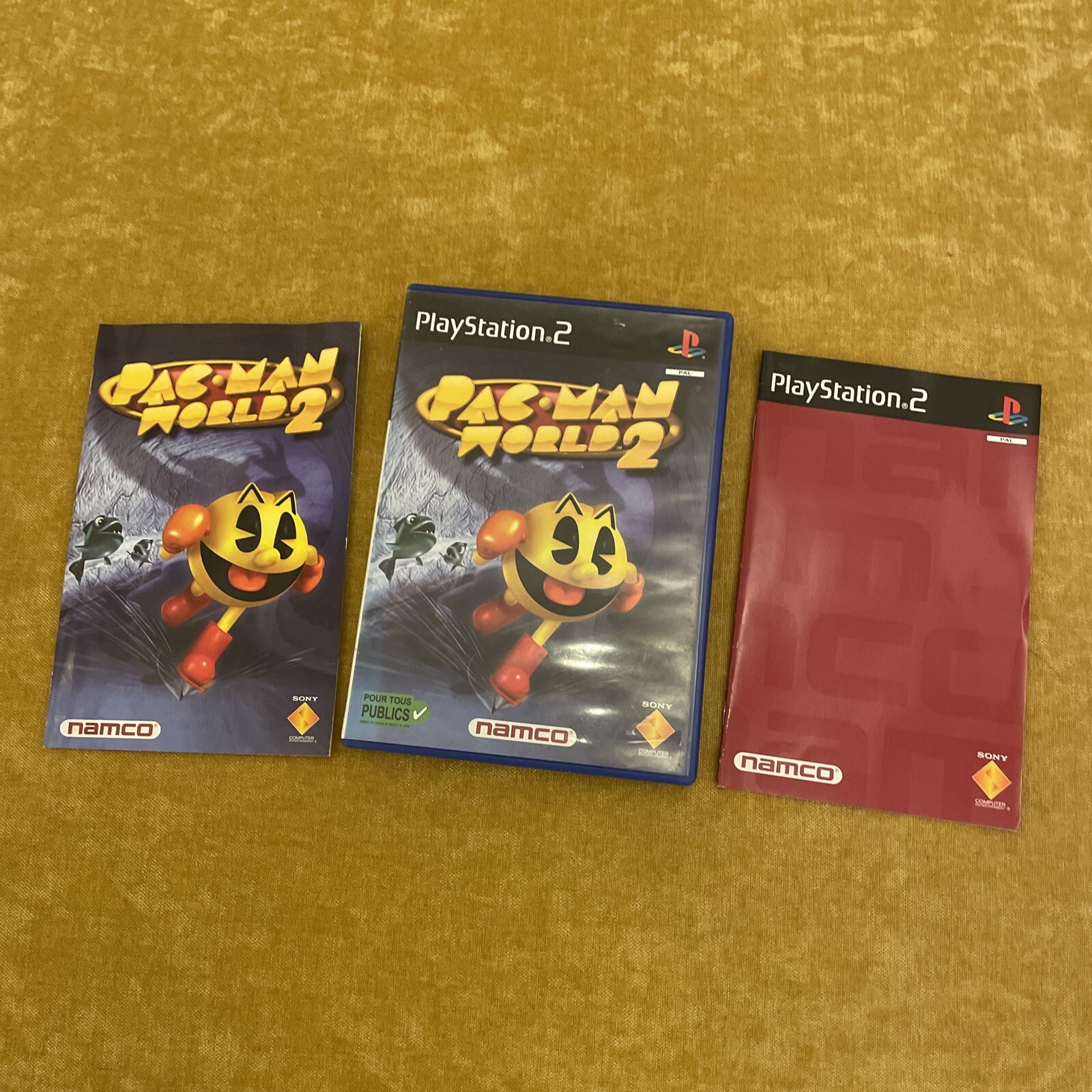 JEU SONY PS2 PAC MAN WORLD 2 FR COMPLET BON ETAT