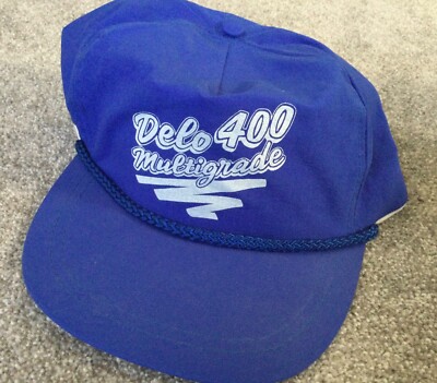 Delo 400 Multigrade blue snapback rope hat retro cap