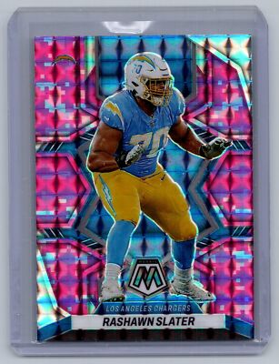 2022 Panini Mosaic #105 Rashawn Slater Prizm Mosaic Camo Pink eBay