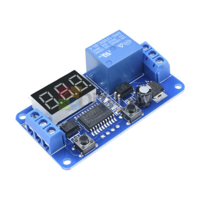 DC12V PLC Automation Digital Delay Relay Timer Control Switch LED Display Module