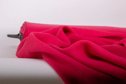 Hot Pink Linen Fabric by the Yard – Soft Washed – Apparel & Crafting Material - Picture 4 of 12