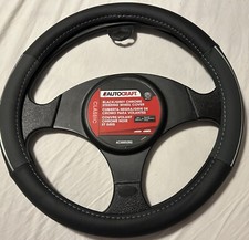 Autocraft Blackgrey Chrome Steering Wheel Cover