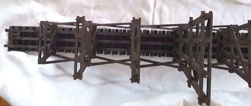 Trestle Bridge aus Holz für G-Spur, mit LGB-Gleisen, gebraucht, ohne OVP - Picture 4 of 6