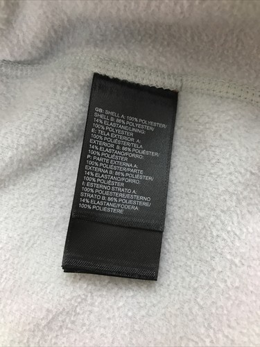 The North Face Men’s XL Full Zip Fleece Jacket Black Gray Polyester Pockets - Picture 6 of 12