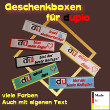 DU Geschenkbox für Duplo-Schokoriegel, viele...