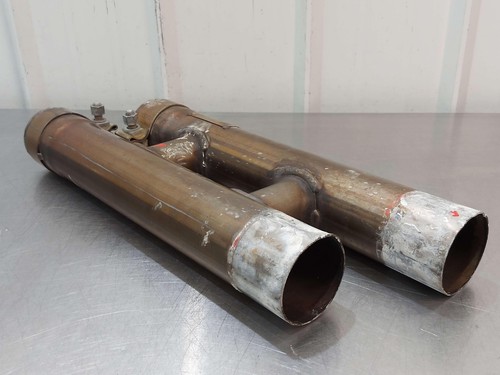 2021 FERRARI ROMA F169 EXHAUST CROSS OVER PIPE CENTER H PIPE *MINOR DENTS 901042 - Picture 6 of 16