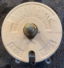 Angstrohm Insulated Wirewound Rheostat Potentiometer 5Ω Ohms 4.47 Amp