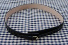 Confederate or Civilian Black Single Buckle Belt — photo 1