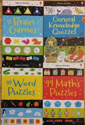 4 USBORNE ACTIVITIES BOOKS  by USBORNE  **  PAPERBACK