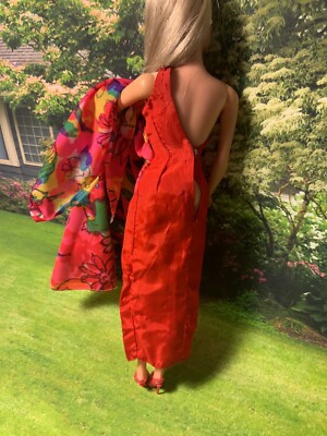 その他 Barbie\"FLOATING GARDENS\" #1696 Vintage Barbie Dress Floating Gardens #1696 Gown Mattel